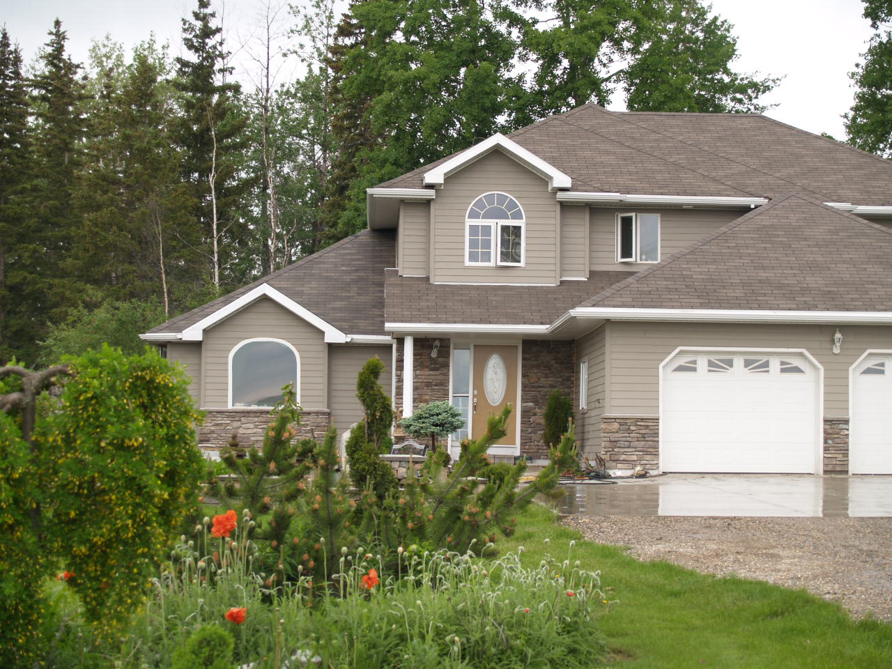 closeup of outside of house